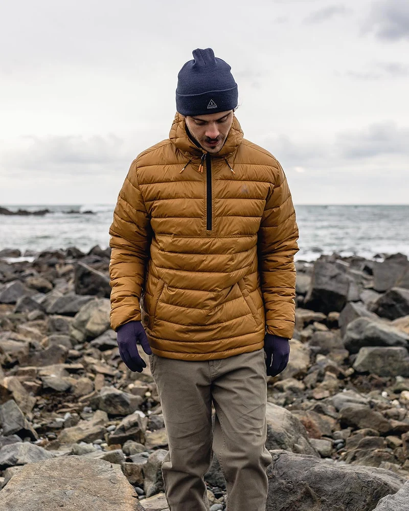 Crest Isolierte Jacke - Goldbraun