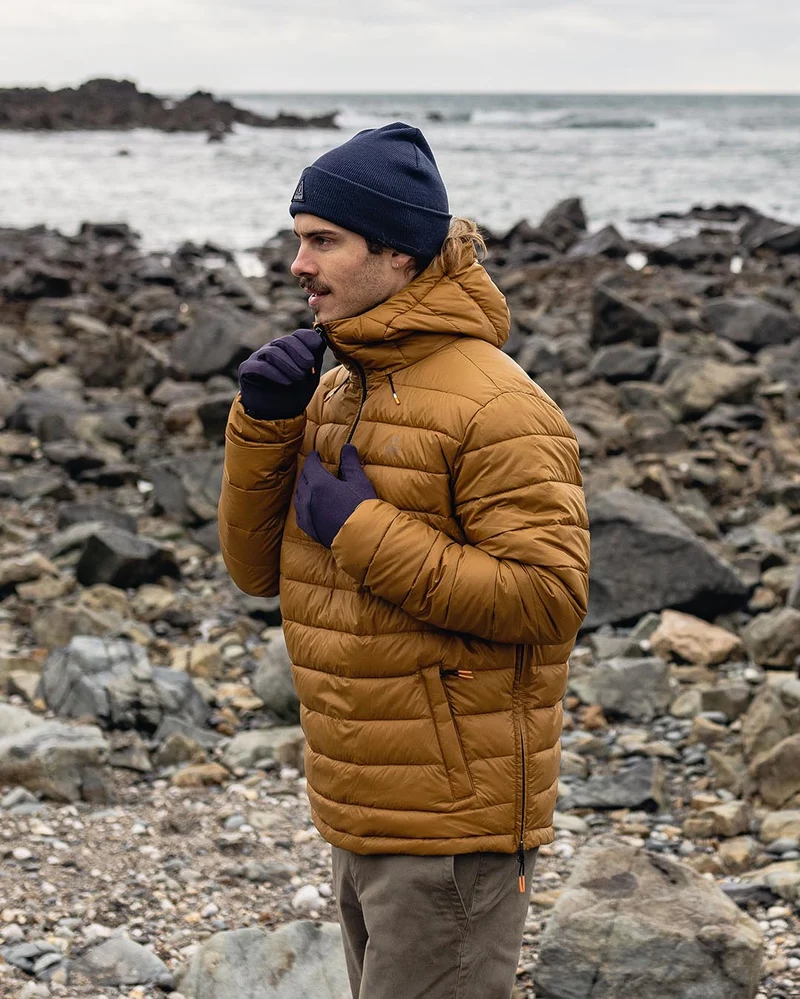 Crest Isolierte Jacke - Goldbraun