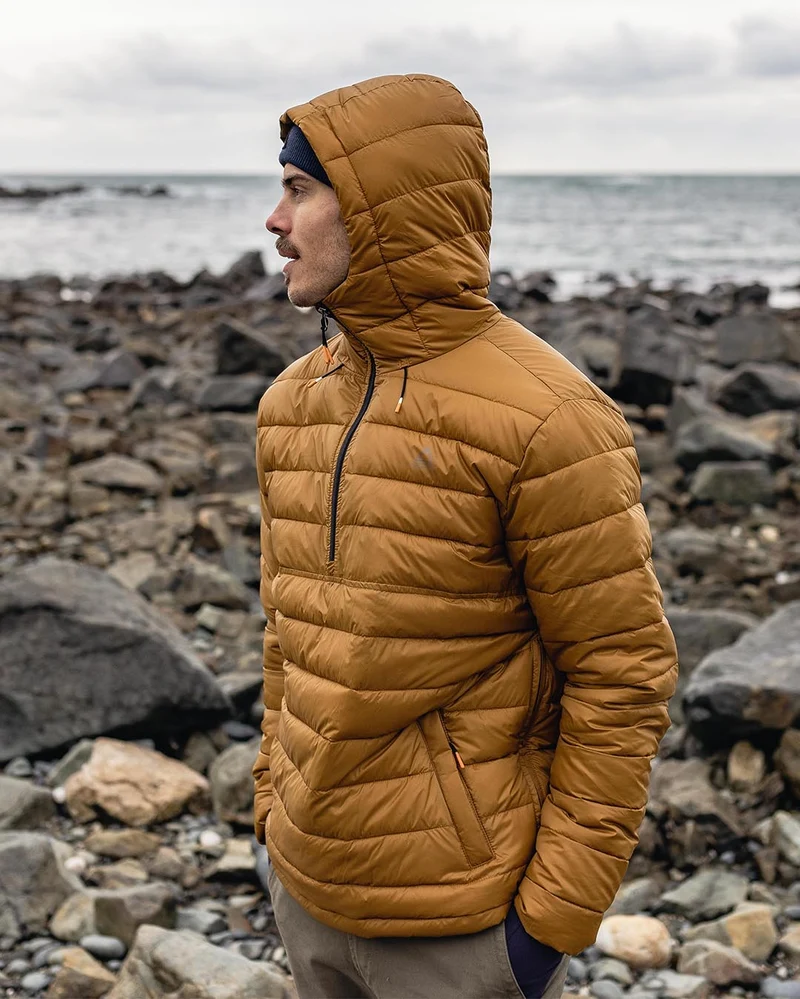 Crest Isolierte Jacke - Goldbraun