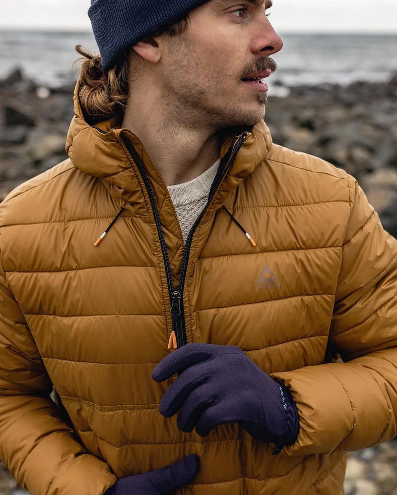 Crest Isolierte Jacke - Goldbraun