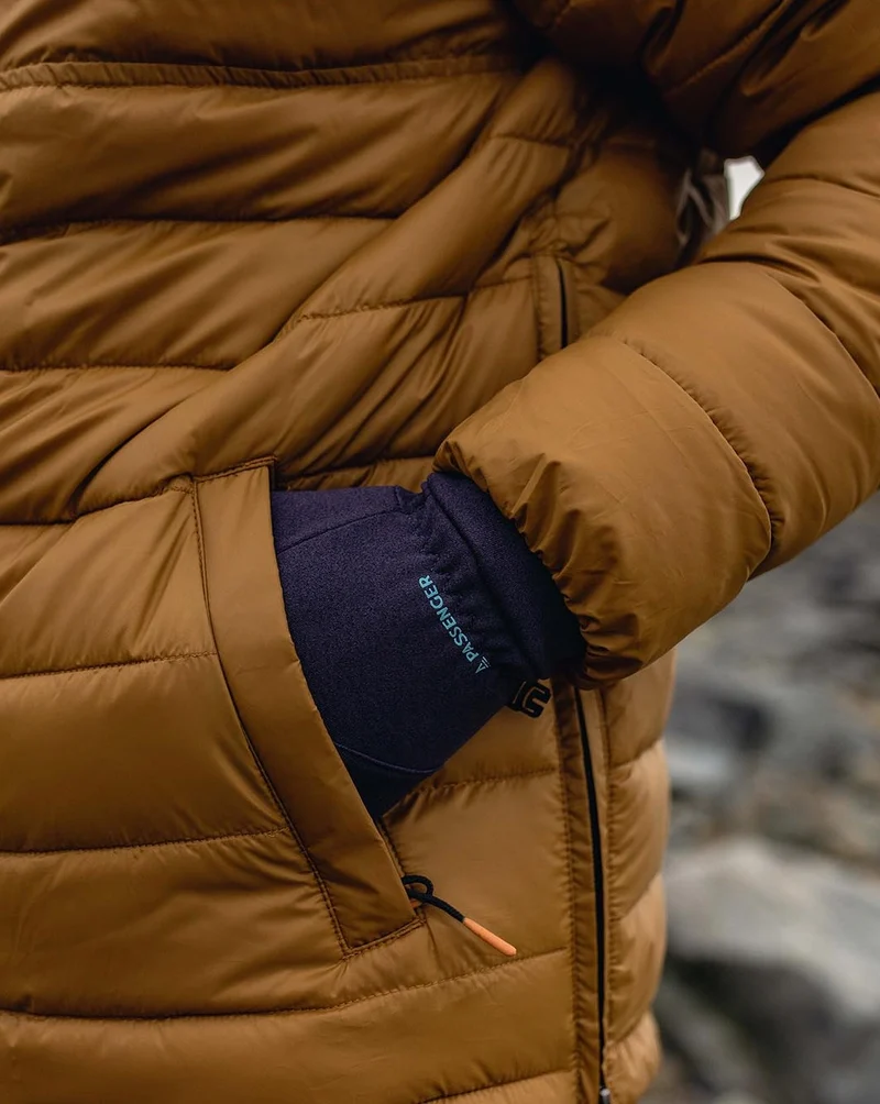 Crest Isolierte Jacke - Goldbraun