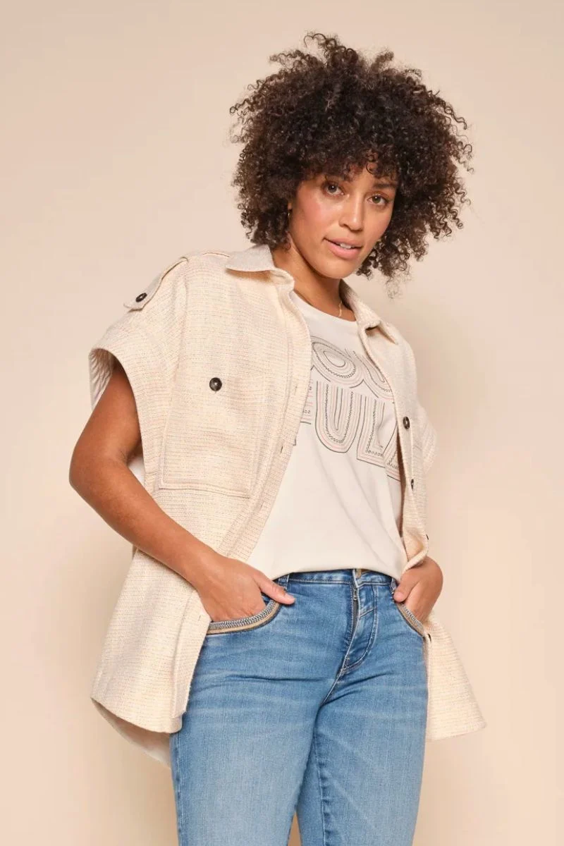 Isola Sim Vest | Coral Reef | Jakke fra Mos Mosh