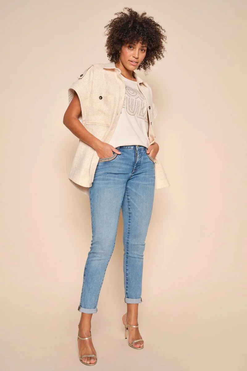 Isola Sim Vest | Coral Reef | Jakke fra Mos Mosh