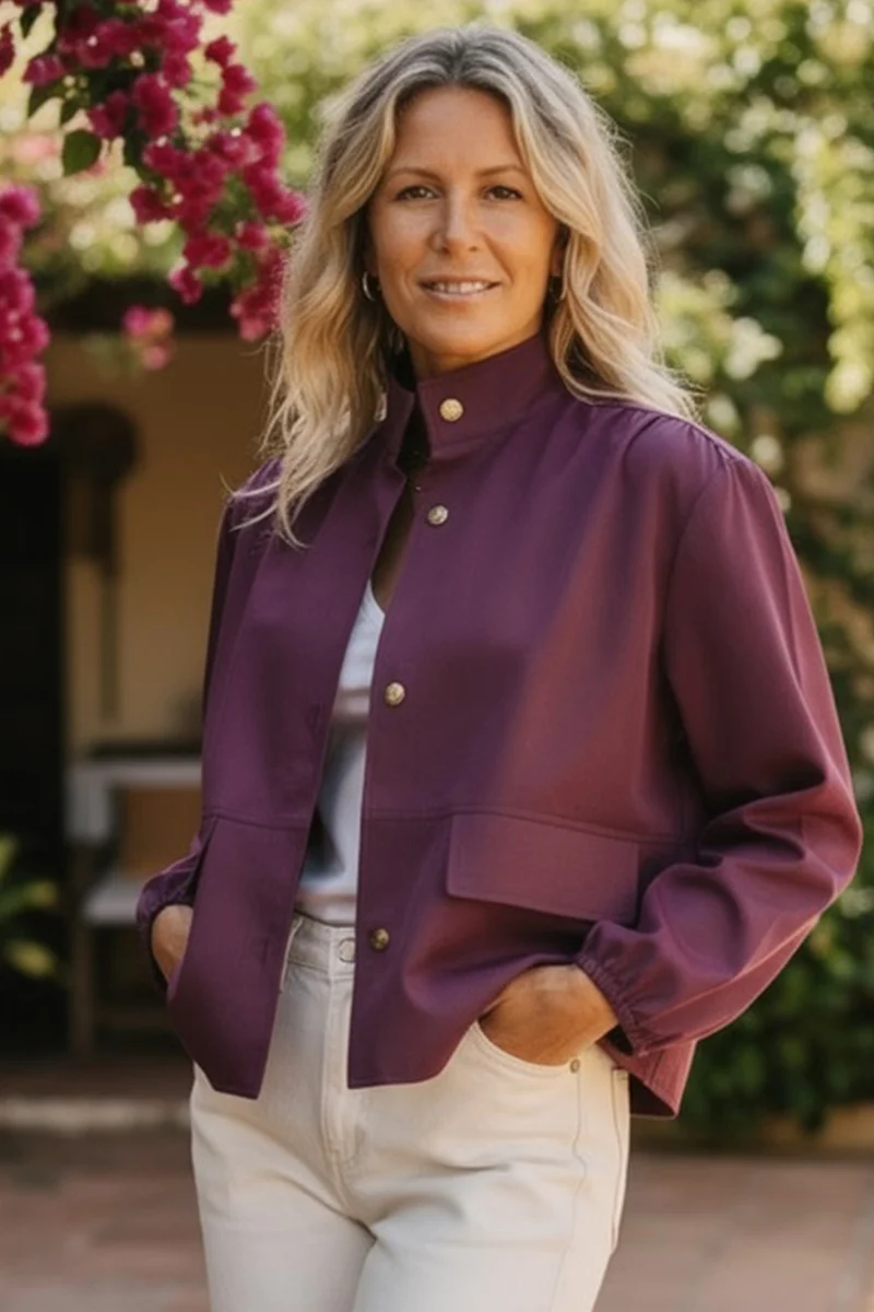 Harper Jacket | Blomme | Jakke fra Prepair