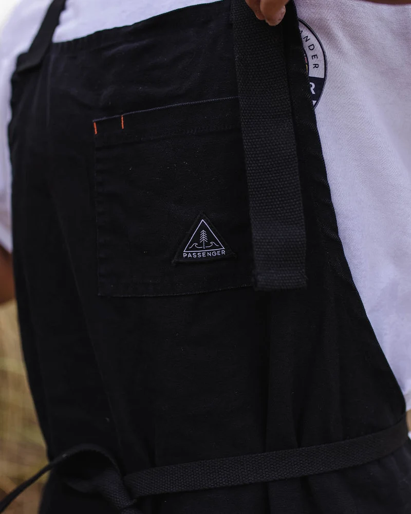Yard Bio-Baumwoll-Denim-Schürze - Schwarz