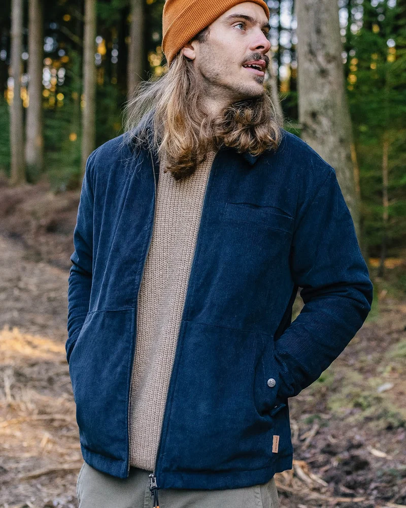 Alder Cordjacke - Dunkles Marineblau