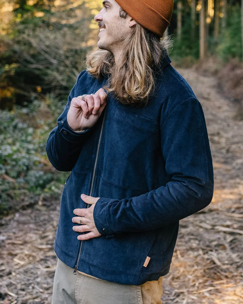 Alder Cordjacke - Dunkles Marineblau