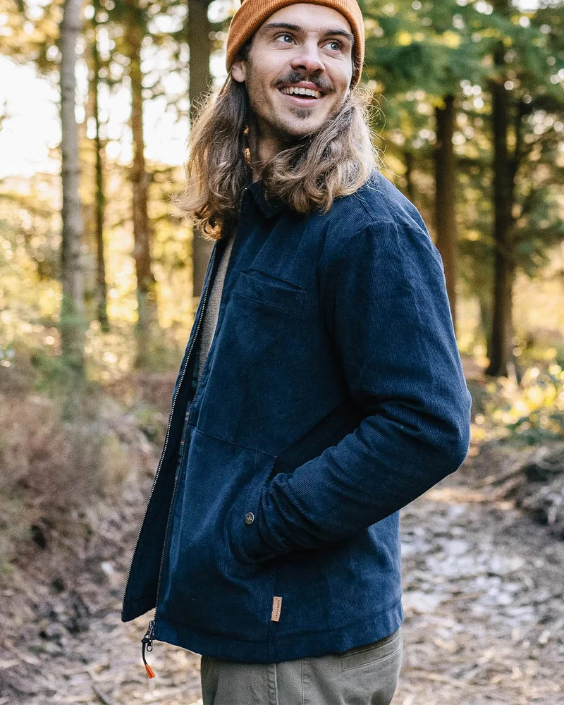 Alder Cordjacke - Dunkles Marineblau