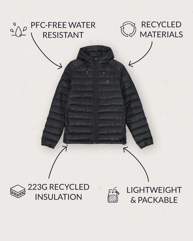 Roamer Isolierjacke - Tiefschwarz