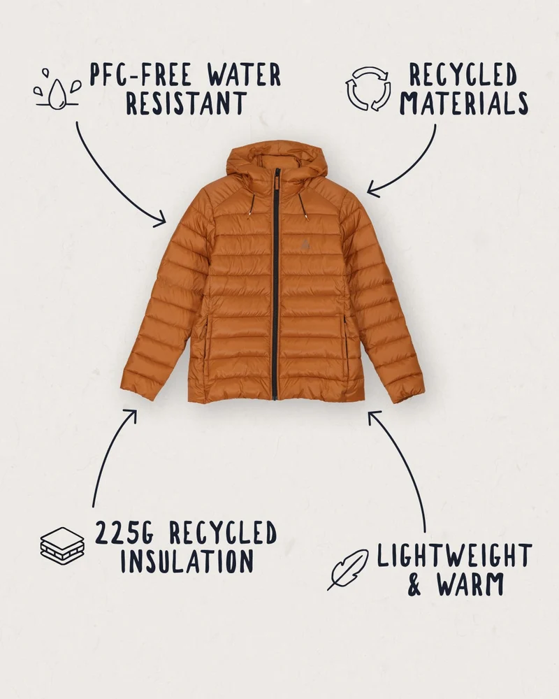 Pow Isolierte Jacke - Glasierter Ingwer