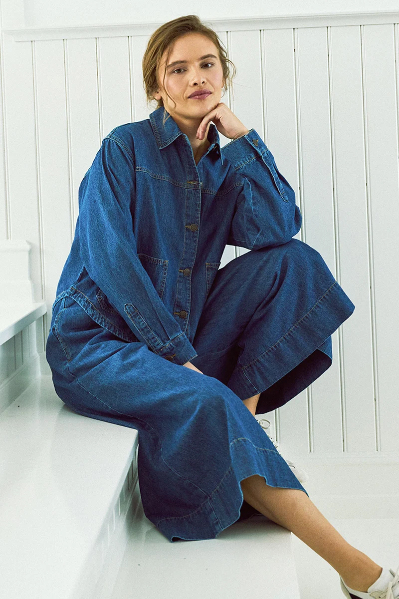 Lisea Jacket 212054 | Medium Blue Denim | Jakke fra Freequent