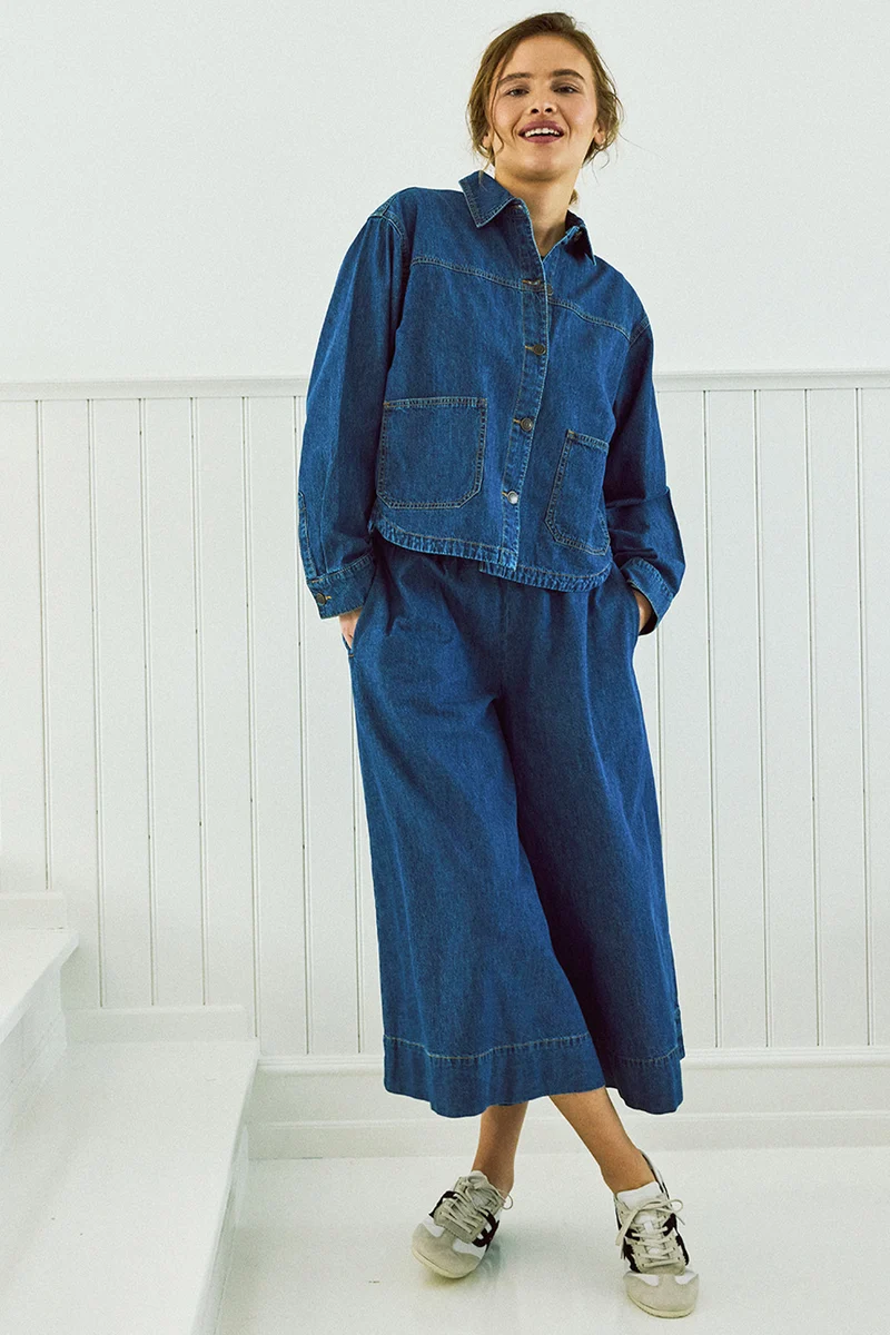 Lisea Jacket 212054 | Medium Blue Denim | Jakke fra Freequent