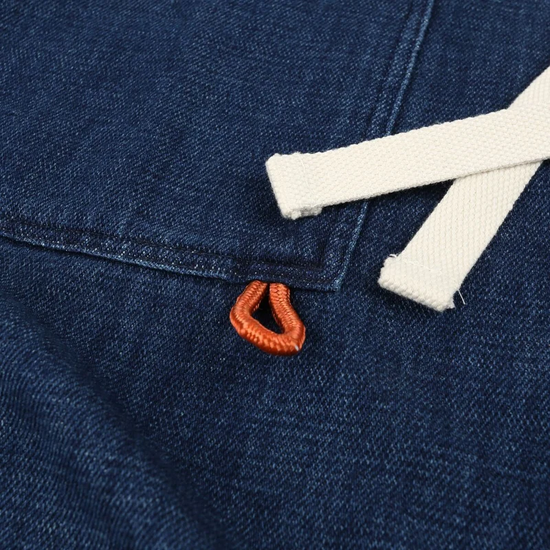 Yard Bio-Baumwoll-Denim-Schürze - Dunkler Denim