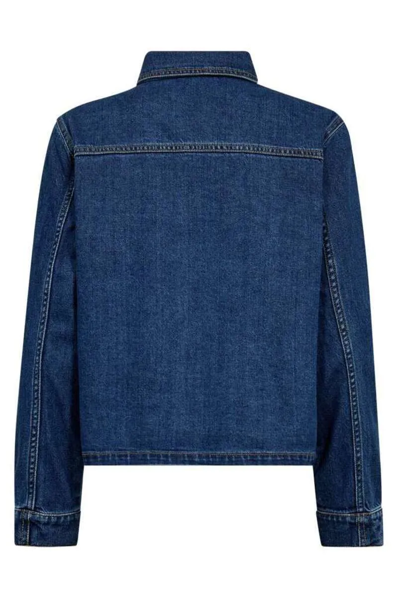 Rinna Jacket 206991 | Medium Blue Denim | Jakke fra Freequent