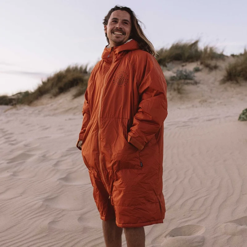 Escapism Sherpa Lined Changing Robe - Rost
