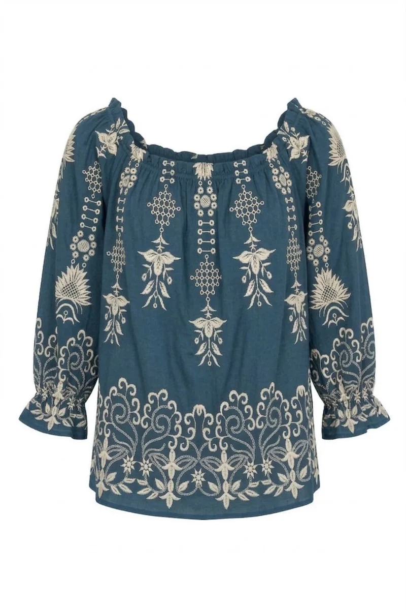 Chic Top | Blue | Top fra Atelier C