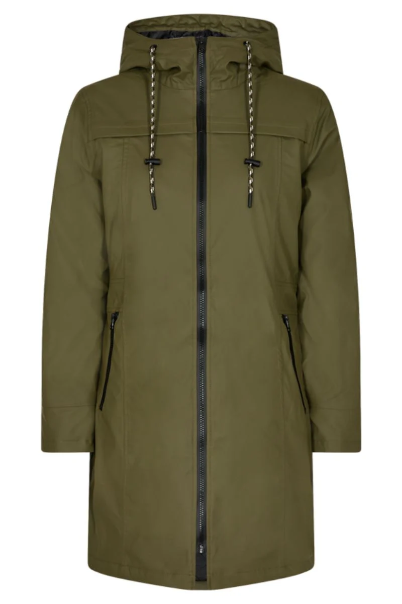 Rain Jacket | Olive Night | Jakke fra Freequent