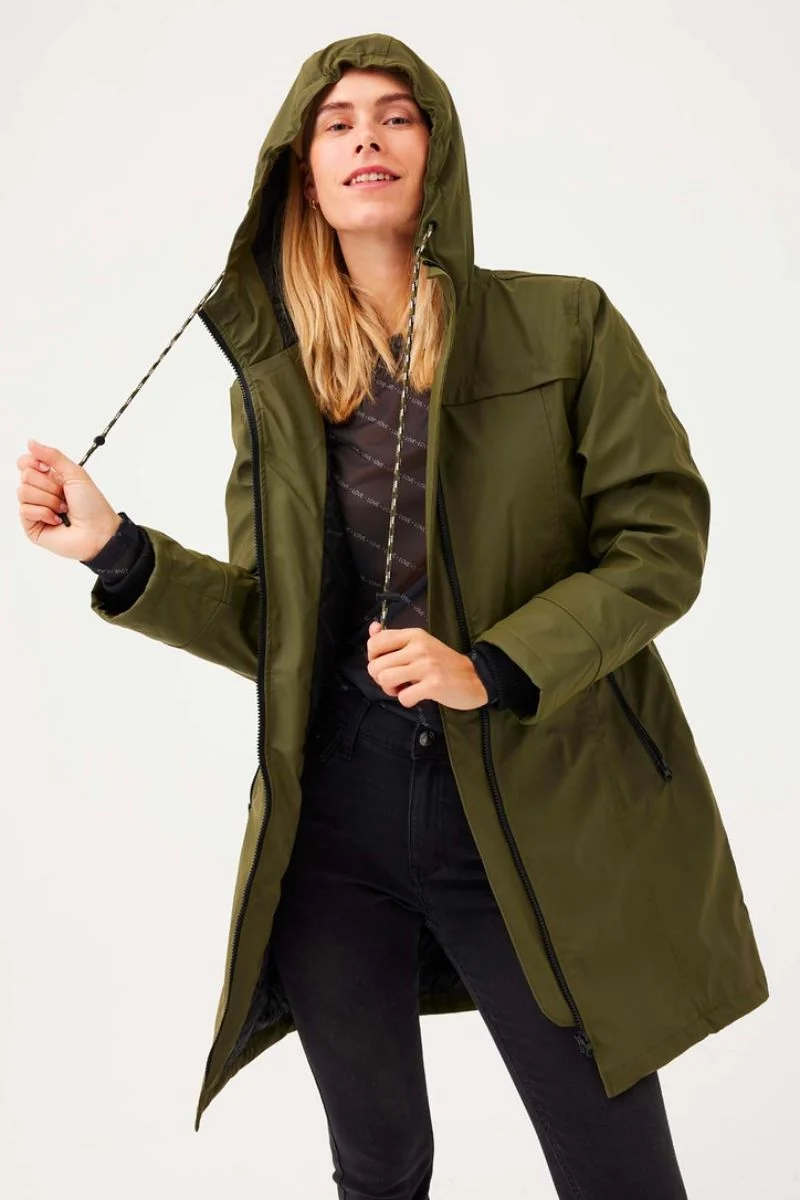 Rain Jacket | Olive Night | Jakke fra Freequent