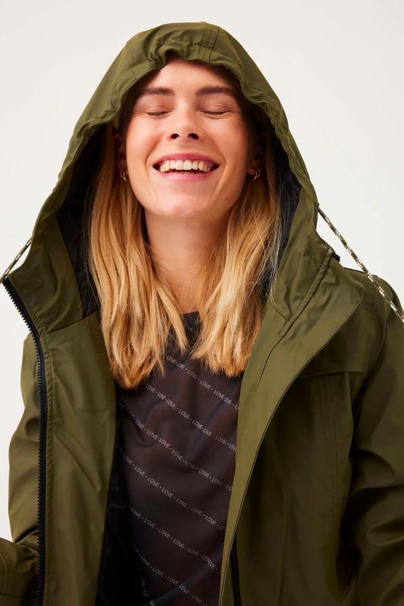 Rain Jacket | Olive Night | Jakke fra Freequent