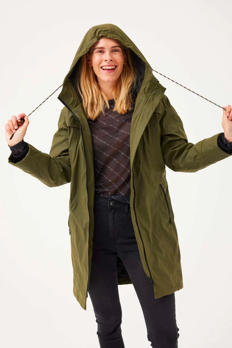 Rain Jacket | Olive Night | Jakke fra Freequent