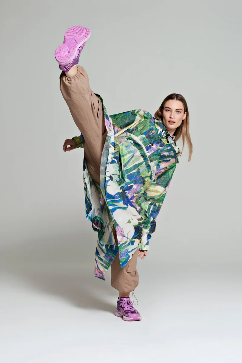 Lily | Green | Regnponcho fra Rainkiss