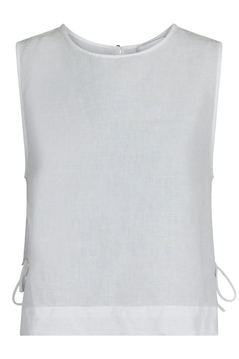 Svetlana Linen Top 159947 | White | Top fra Neo Noir