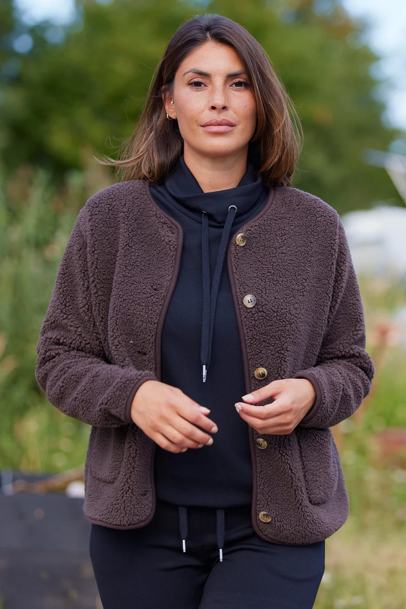 Ada Teddy Jacket | Brun | Jakke fra French Laundry