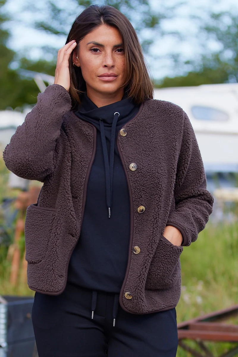 Ada Teddy Jacket | Brun | Jakke fra French Laundry
