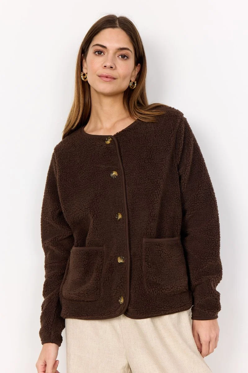Ada Teddy Jacket | Brun | Jakke fra French Laundry