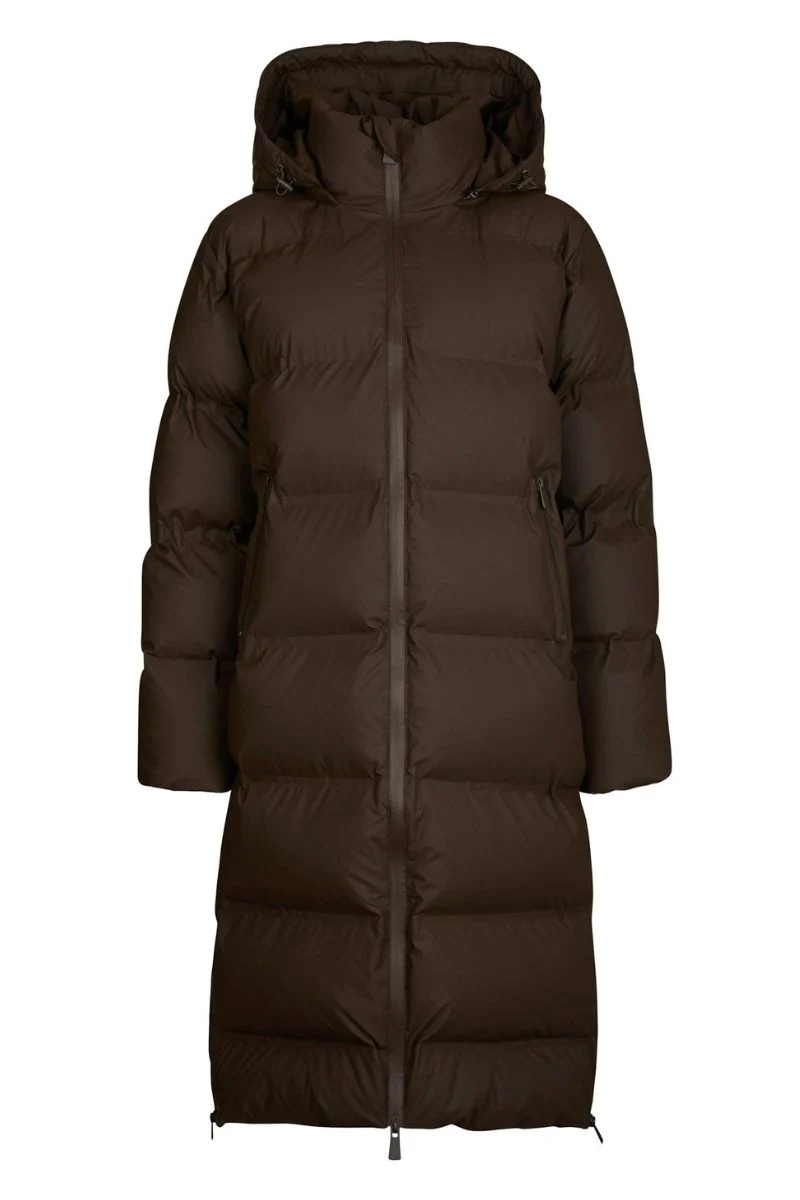 Viviana C Puffer Jacket | Dark Brown | Jakke fra Neo Noir