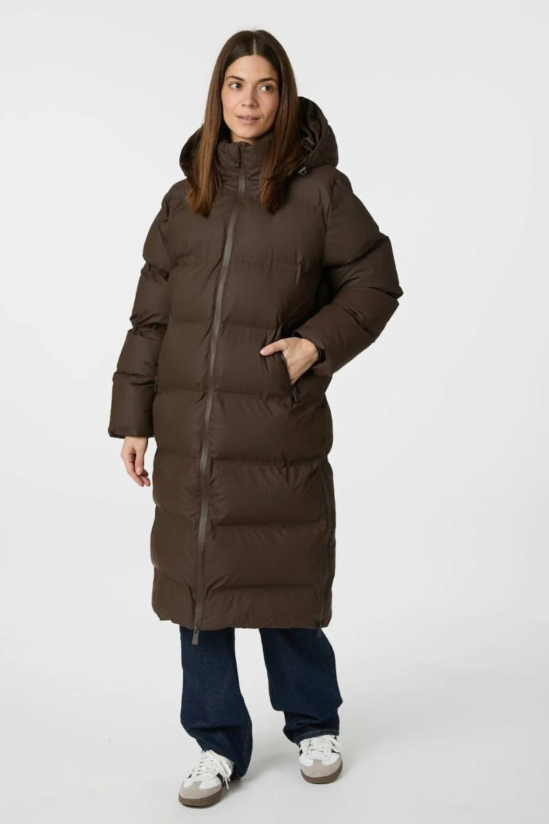 Viviana C Puffer Jacket | Dark Brown | Jakke fra Neo Noir