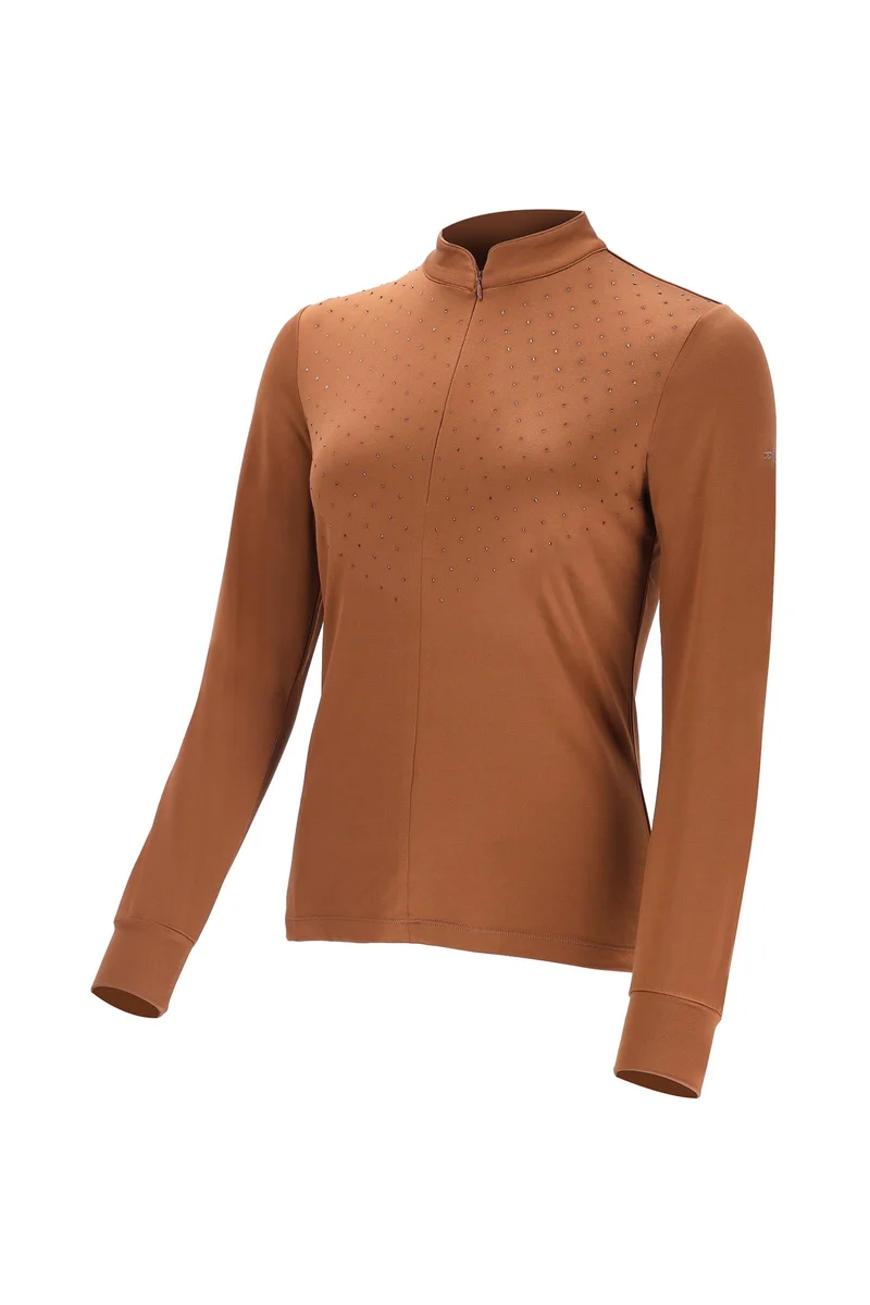 Schockemöhle SP Polina Style Damen Trainingsshirt Nougat M