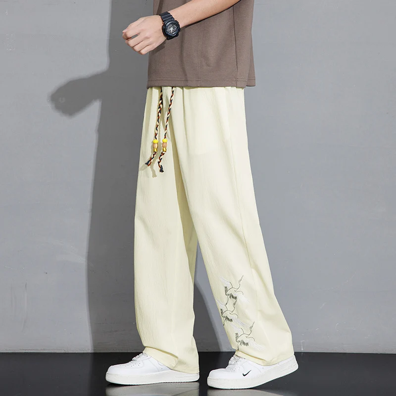 Herren Entspannte Pluderhose mit verstellbarem Bund Drune
