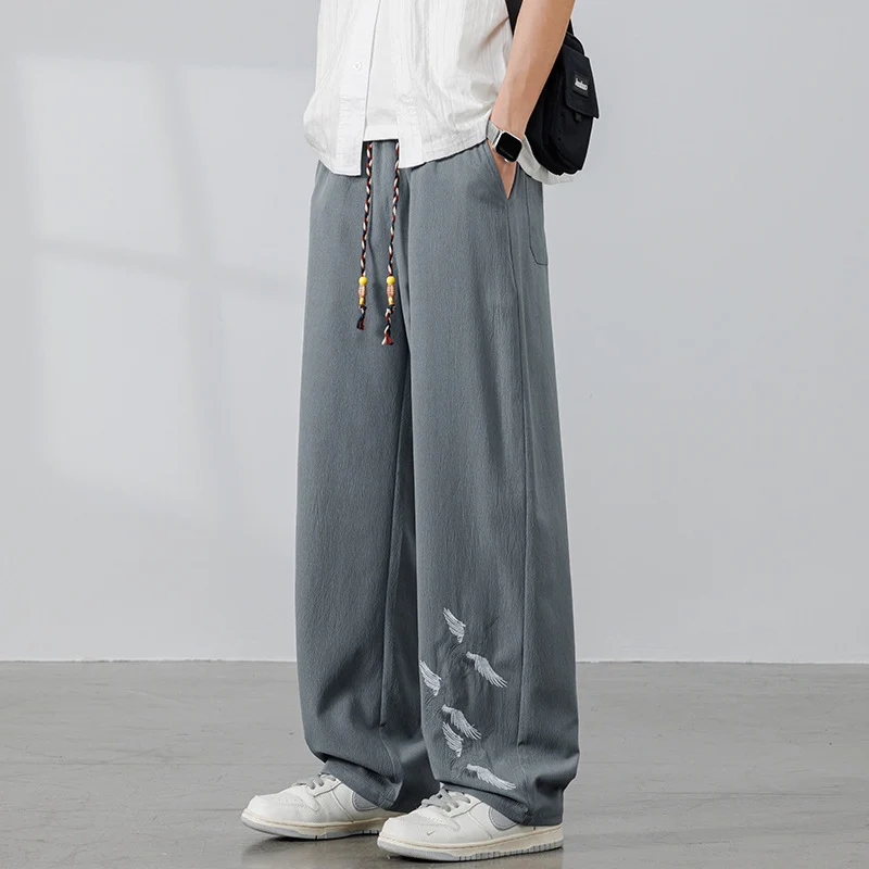 Herren Entspannte Pluderhose mit verstellbarem Bund Drune