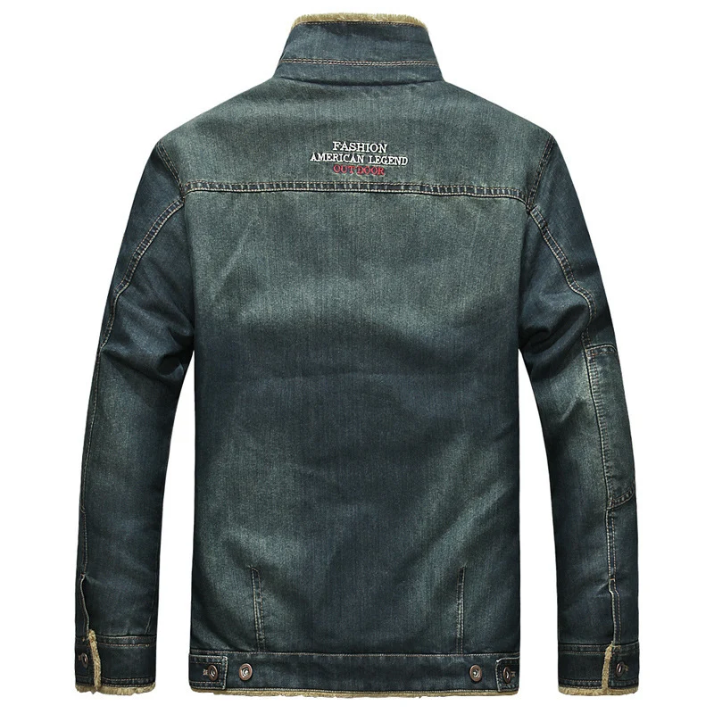Herren Denimjacke mit kuscheligem Fleecefutter Drune