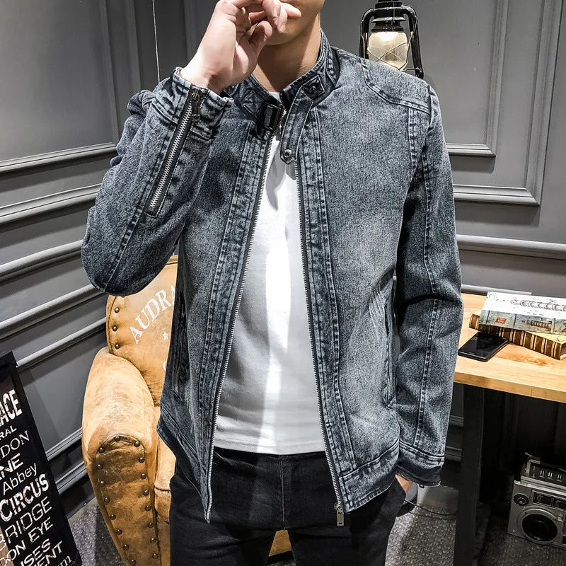 Herren Denim Freizeitjacke Drune