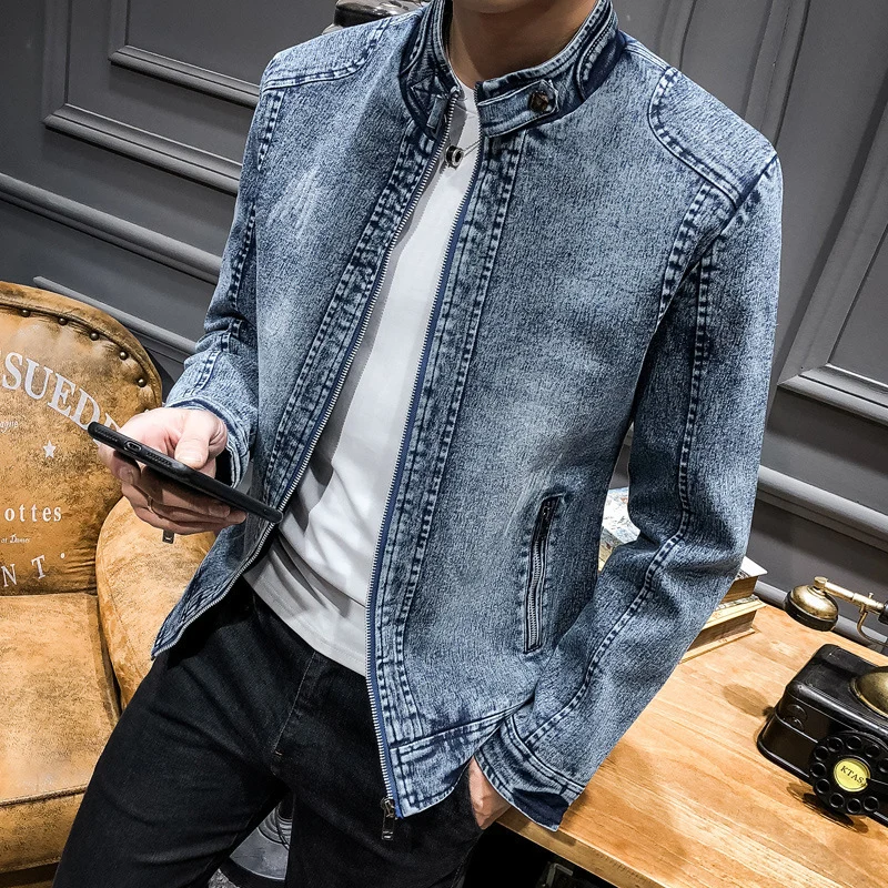 Herren Denim Freizeitjacke Drune