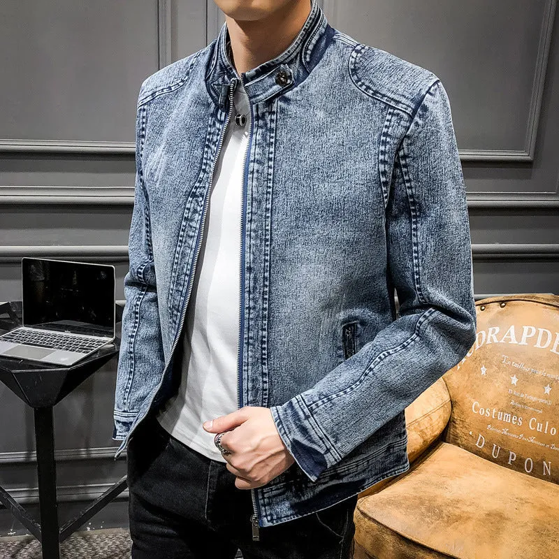 Herren Denim Freizeitjacke Drune