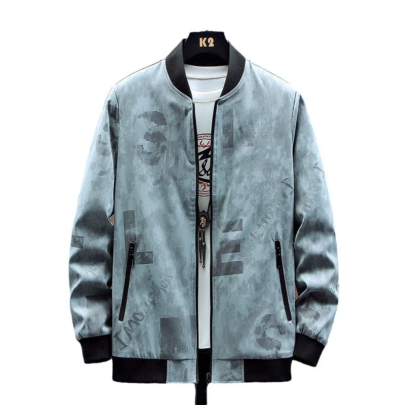 Herren Bomberjacke mit grafischem Design Drune