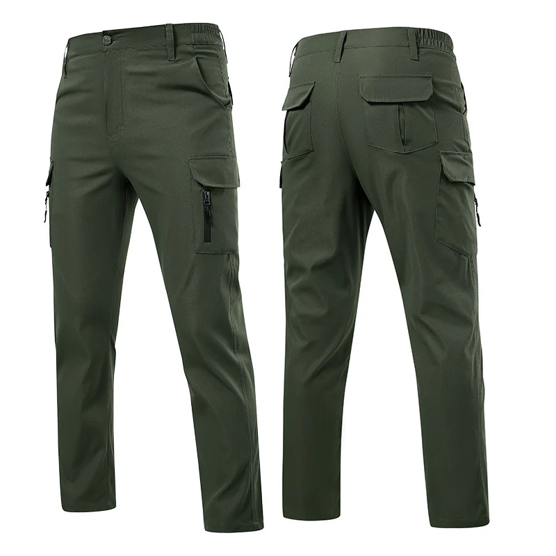 Herren Bequeme Cargo-Hose mit elastischen Bündchen Drune