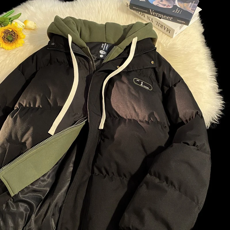 Damen Wattierte Parka-Jacke Drune