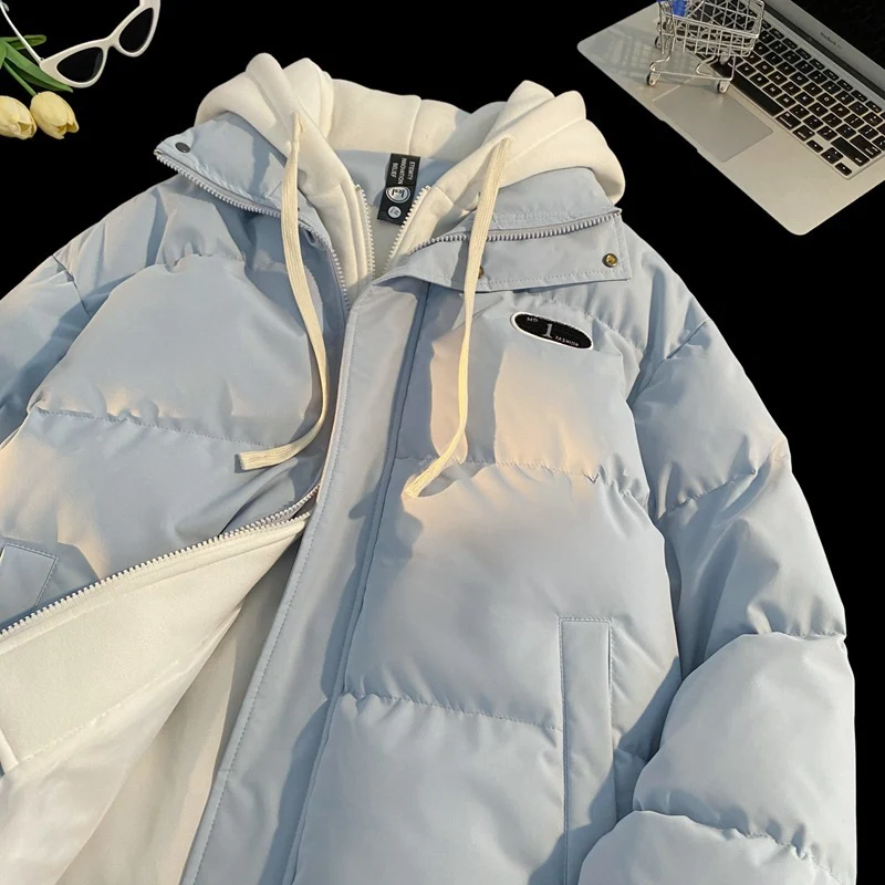 Damen Wattierte Parka-Jacke Drune
