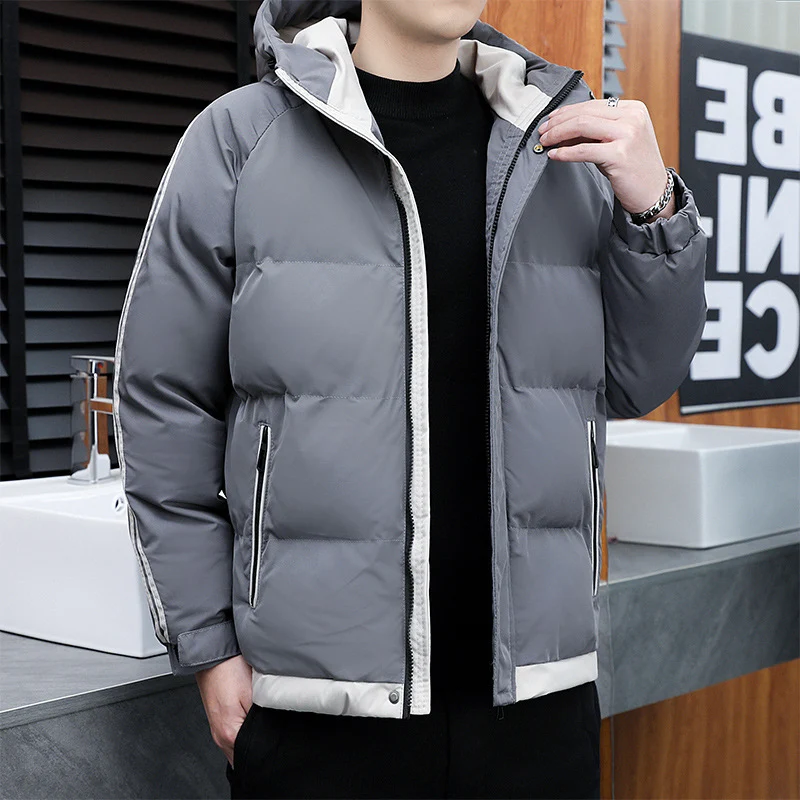 Damen Stylische Winterjacke mit Kapuze und Steppdesign Drune
