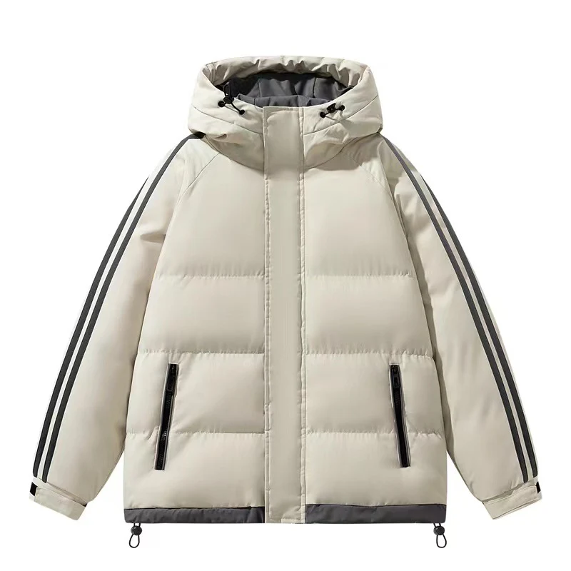 Damen Stylische Winterjacke mit Kapuze und Steppdesign Drune