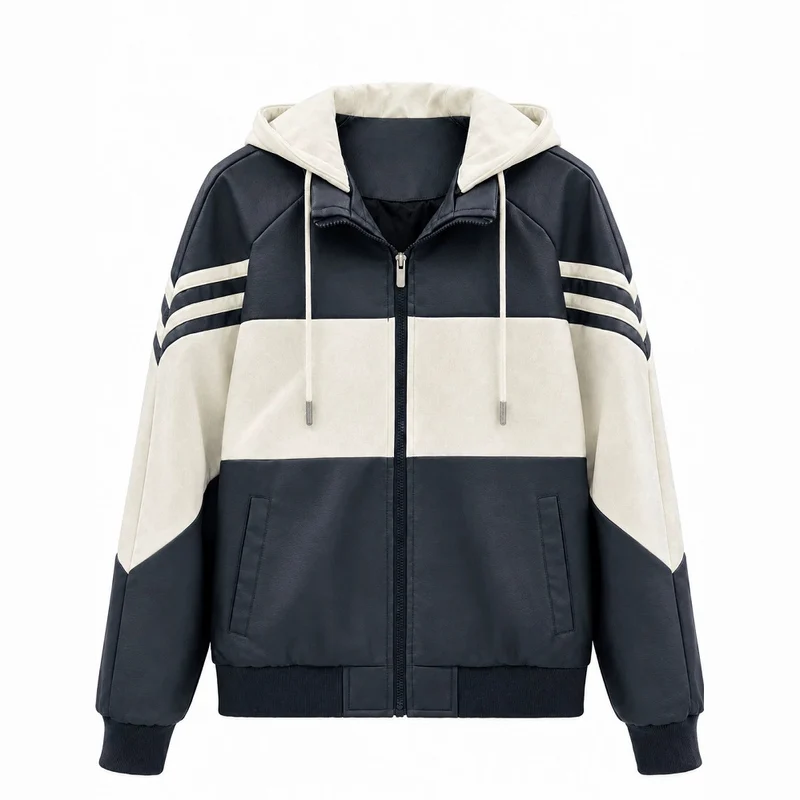 Damen Sportliche Kapuzenjacke Drune