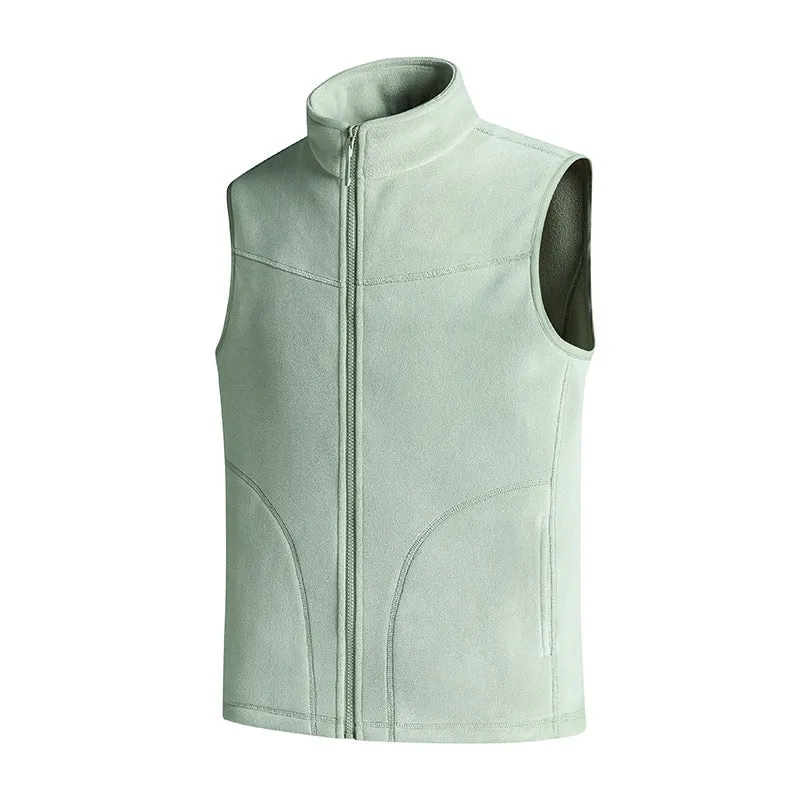 Damen Sportliche Fleece-Weste Drune