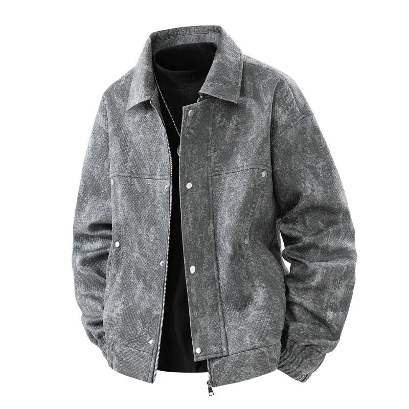 Damen Schlangenleder-Look Freizeitjacke Drune