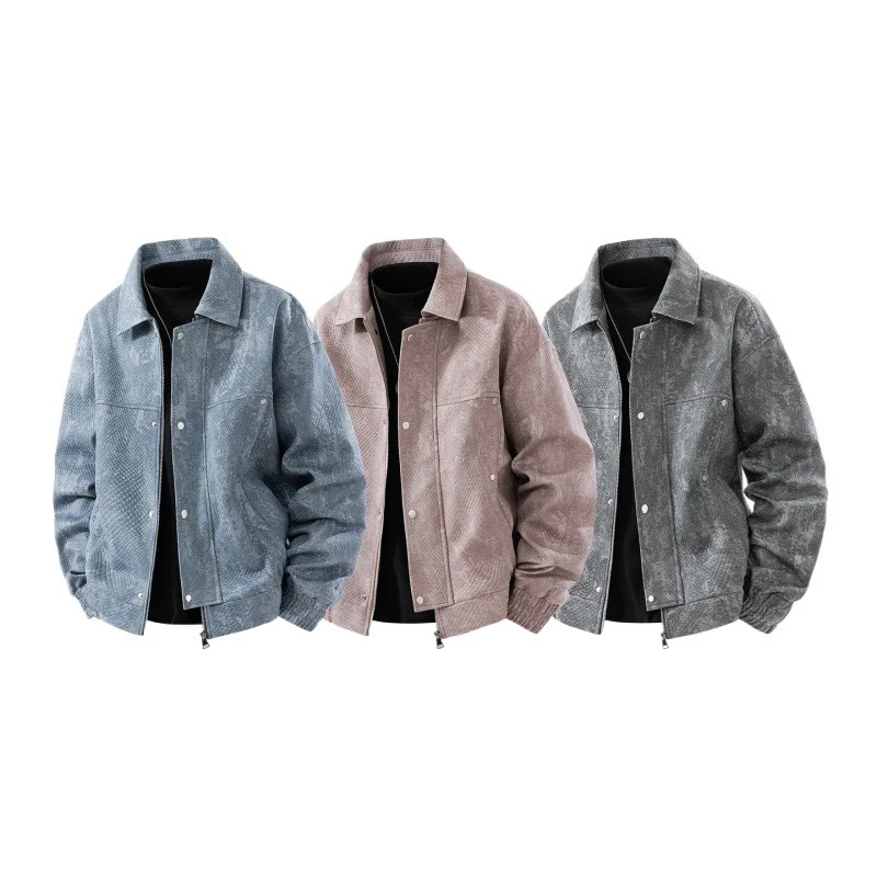 Damen Schlangenleder-Look Freizeitjacke Drune