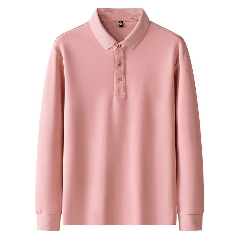 Damen Poloshirt mit langem Arm und Knopfdetails Drune