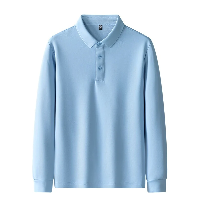 Damen Poloshirt mit langem Arm und Knopfdetails Drune